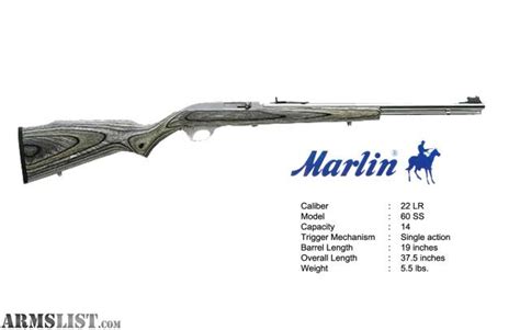 Armslist For Sale Marlin 60ss 22lr Rifle