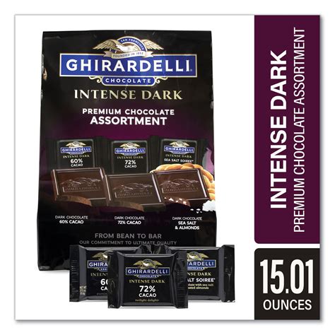 Ghirardelli Intense Dark Chocolate Premium Collection 1501 Oz Bag