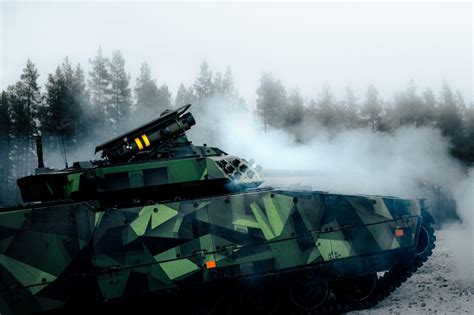 akeron missile was adapted to cv90 ifv militarnyi