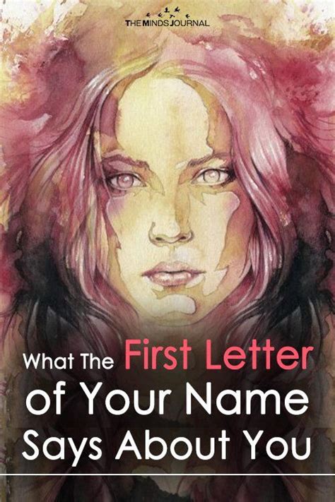 What The First Letter Of Your Name Says About You True Colors Personality Facts About People