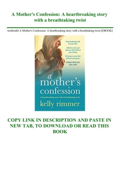 Textbook A Motherand 039 S Confession A Heartbreaking Story With A Breathtaking Twist [ebook]