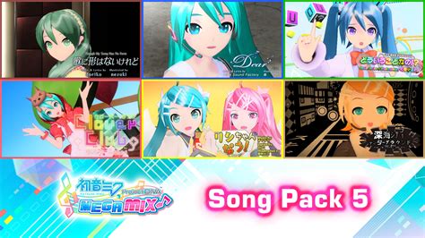 Hatsune Miku Project Diva Mega Mix Song Pack 5 Para Nintendo Switch