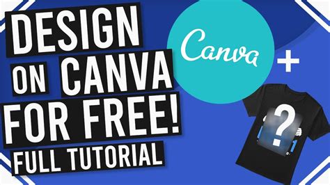Print On Demand Design Tutorial Using Canva Full Step By Step
