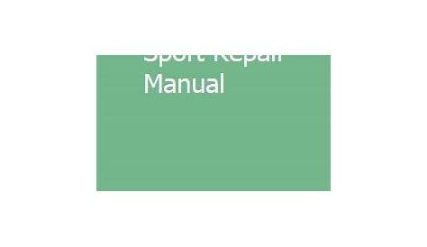 polaris 3900 sport manual