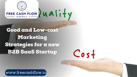 what are examples of good and low cost marketing strategies for a new b2b saas startup