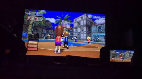 Wii Sports Resorts Basketball Final Game Patrick And Ryann And Garym Vs