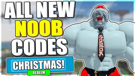All New Op Codes 🎄holiday🎄 Roblox Mega Noob Simulator Youtube