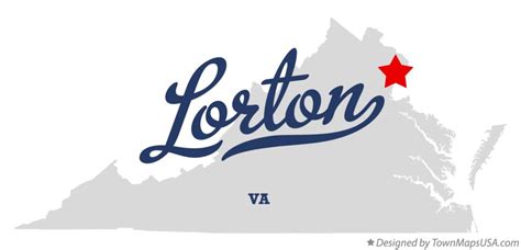 Map Of Lorton Va Virginia