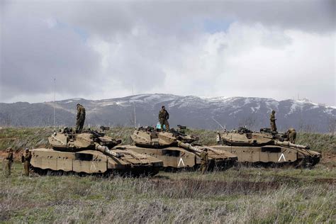 israeli warplanes strike syrian military positions in golan heights the washington post
