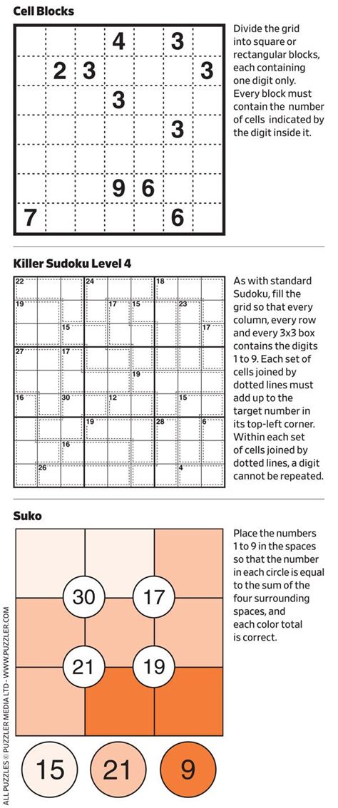 Look carefully this image, they will change the order of image every time you do the quiz. Number Puzzles - WSJ