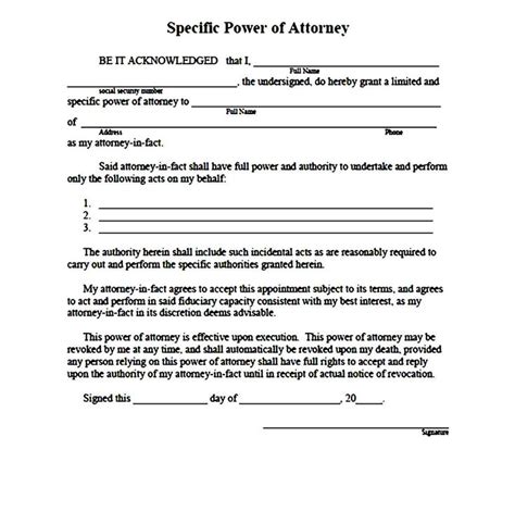 printable  durable power  attorney power  attorney power
