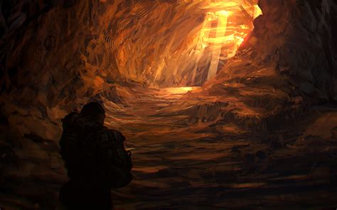 Inside The Cave By Llrobinll On Deviantart