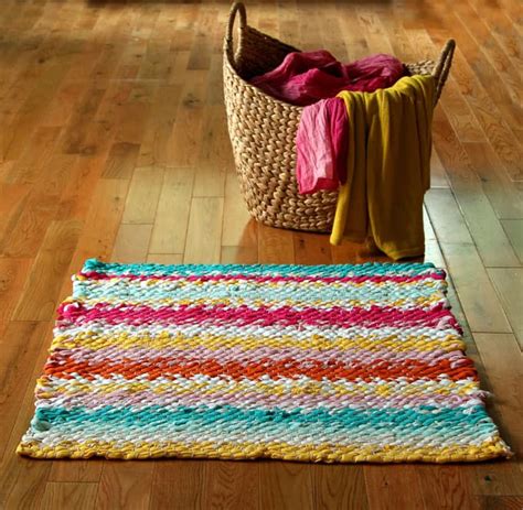 Weave A Boho T Shirt Rag Rug With Easy Diy Loom Page 2 Of 2 A Piece