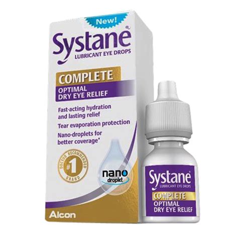 Systane Lubricant Complete Optimal Dry Eye Drops 10 Ml