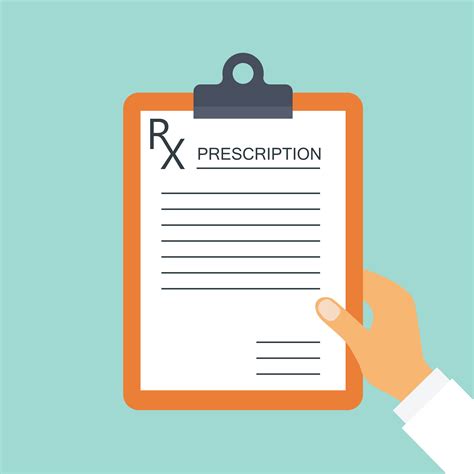 Prescription From Doctor For Healthcare And Medical Concepts