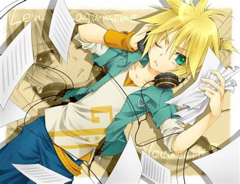 First, straighten your hair with a hot iron rod. Len - vocaloid boys Photo (12083069) - Fanpop