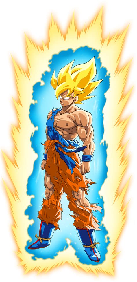 Goku Ssj Namek Ssj Rage Aura Palette By Benj San On Deviantart