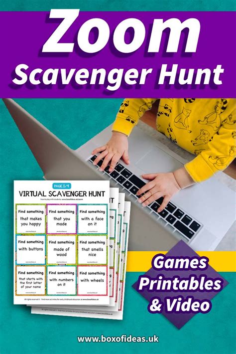 Or it can refer to the types of items and challenges to go after. Fun virtual indoor scavenger hunt ideas for kids and other ...