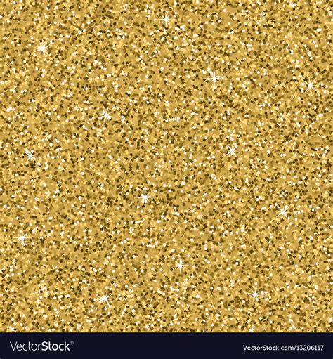 Seamless Yellow Gold Glitter Texture Shimmer Vector Image