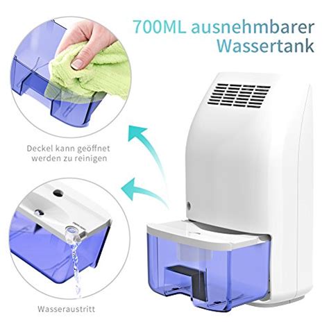 Kostenlose lieferung für viele artikel! Luftentfeuchter 700ml Raumentfeuchter KKUP2U Elektrischer ...
