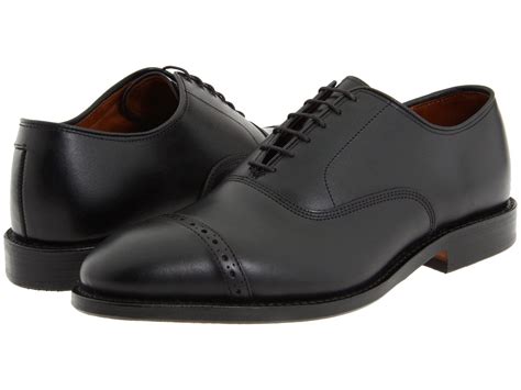 Lyst Allen Edmonds Fifth Avenue Black Calf Mens Lace Up Cap Toe