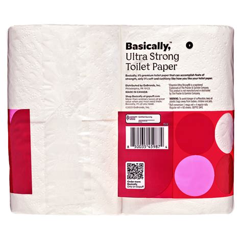 Basically 4ct Ultra Strong Toilet Paper Delivered In As Fast As 15