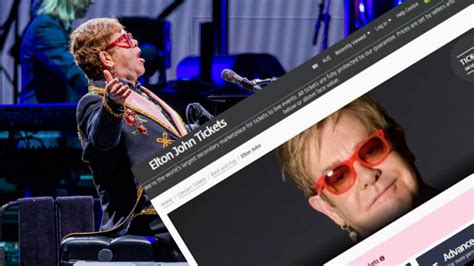 Elton John Tickets Sold On Reseller Viagogo Leave Hundreds Of Fans High