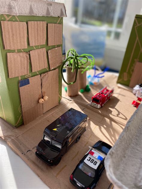 Kids Craft Idea How To Build A Cardboard City From Recyclables