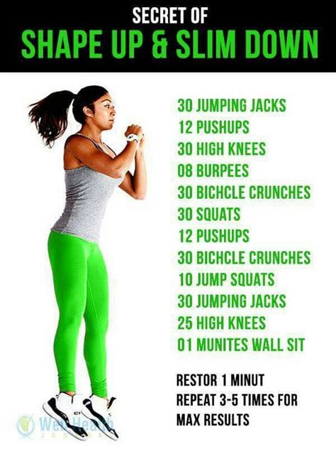 10 Min Workout How To Slim Down Fitness Body Workout