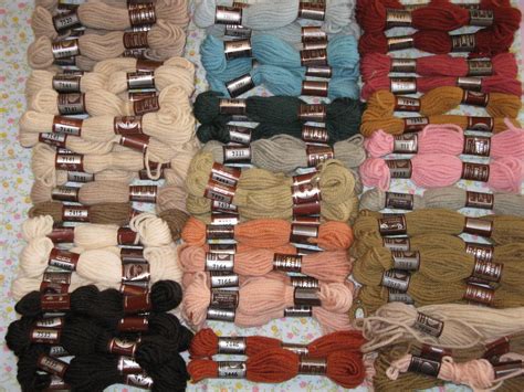 Dmc Wool Tapestry Needlepoint Yarn Large Lot Of 78 Skeins 875