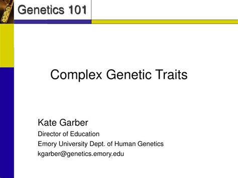 Ppt Complex Genetic Traits Powerpoint Presentation Free