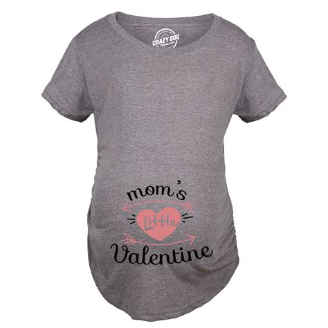 Maternity Moms Little Valentines Day Cute Announcement Baby Pregnancy T