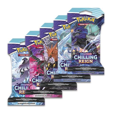 Chilling Reign Sleeved Booster Pokémon Tcg