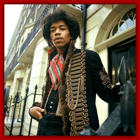 Goode, purple haze, getting my heart back together again, in from the storm, hear my train a'comin', red. Jimi Hendrix @ 34 Montagu Square London England 1967 - High Low Vintage - High Low Vintage