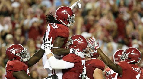 college football rankings alabama clemson lead top 10 list sports illustrated