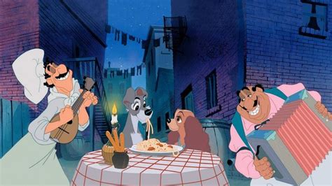 Bella Notte In Lady And The Tramp 1955 Lady And The Tramp Walt