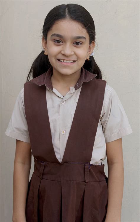 Simple Indian School Girl