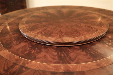 Remarkable Large Round Table With Lazy Susan Ideas Veralexa