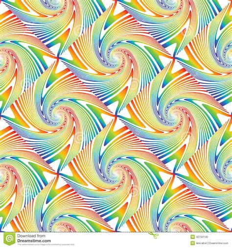 Design Seamless Colorful Swirl Pattern Swirl Pattern Stock Photos