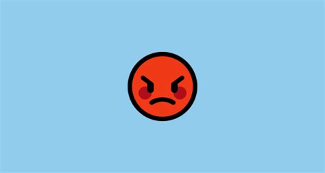 😡 Pouting Face Emoji On Microsoft Windows 10 Fall Creators Update