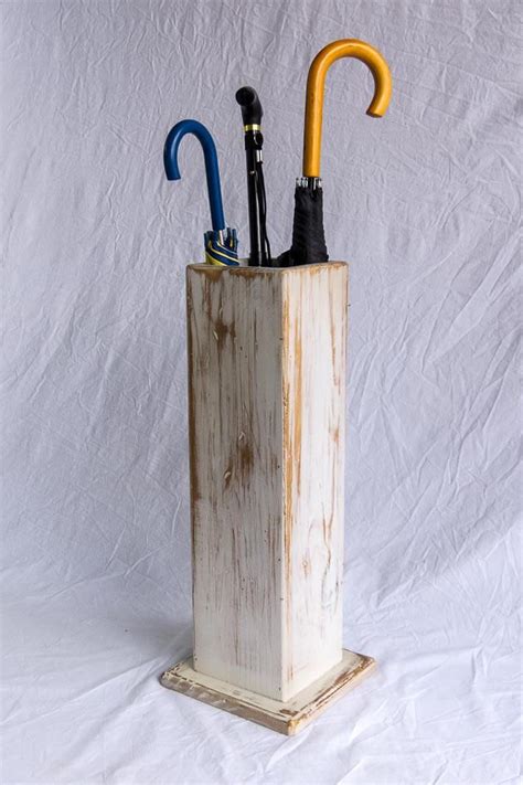 Wooden Umbrella Stand And Walking Stick Holder In Umbrella Stand