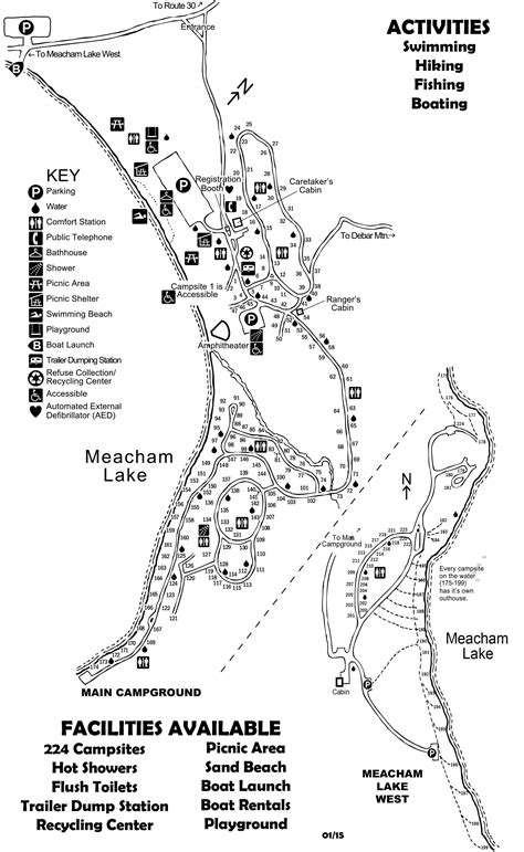 Lake George Island Camping Map World Map