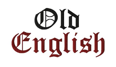Free Old English Machine Embroidery Font Set Daily Embroidery