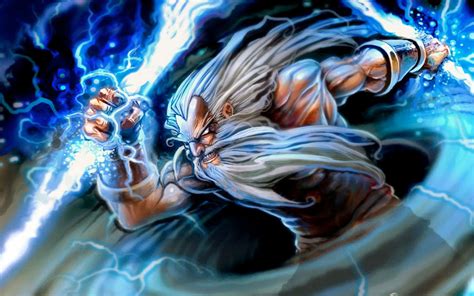 Download Divine Lightning Unleashed - Dota 2 Zeus in Action Wallpaper