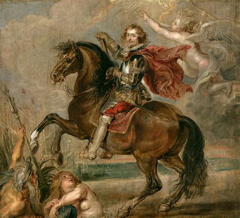 Equestrian Portrait Of The Duke Of Buckingham Painting By Peter Paul