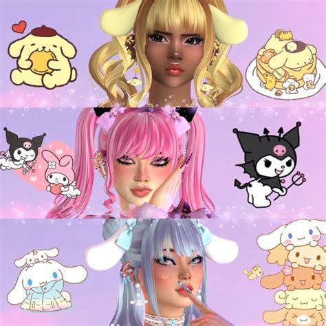 My Sanrio Sims 💖 Items Used Are From These Creators Below 💖 Asansan3