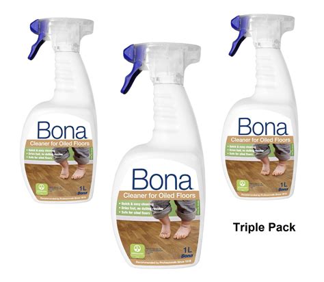 Bona Oiled Floor Cleaning Spray Triple Pack Cleaning