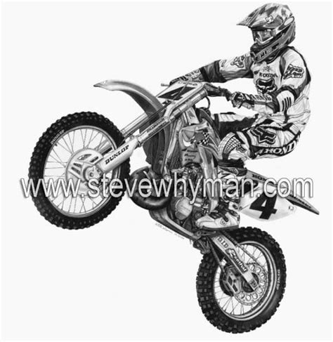 Ricky Carmichael Steve Whyman Motorcycle Art