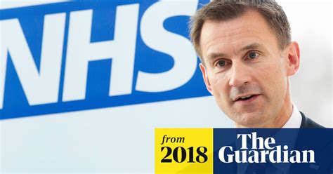 Gosport Scandal Exposes Blame Culture In Nhs Says Hunt Nhs The