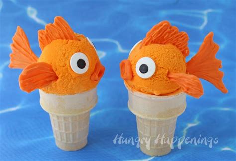 Orange Ice Cream Cone Goldfish Hungry Happenings